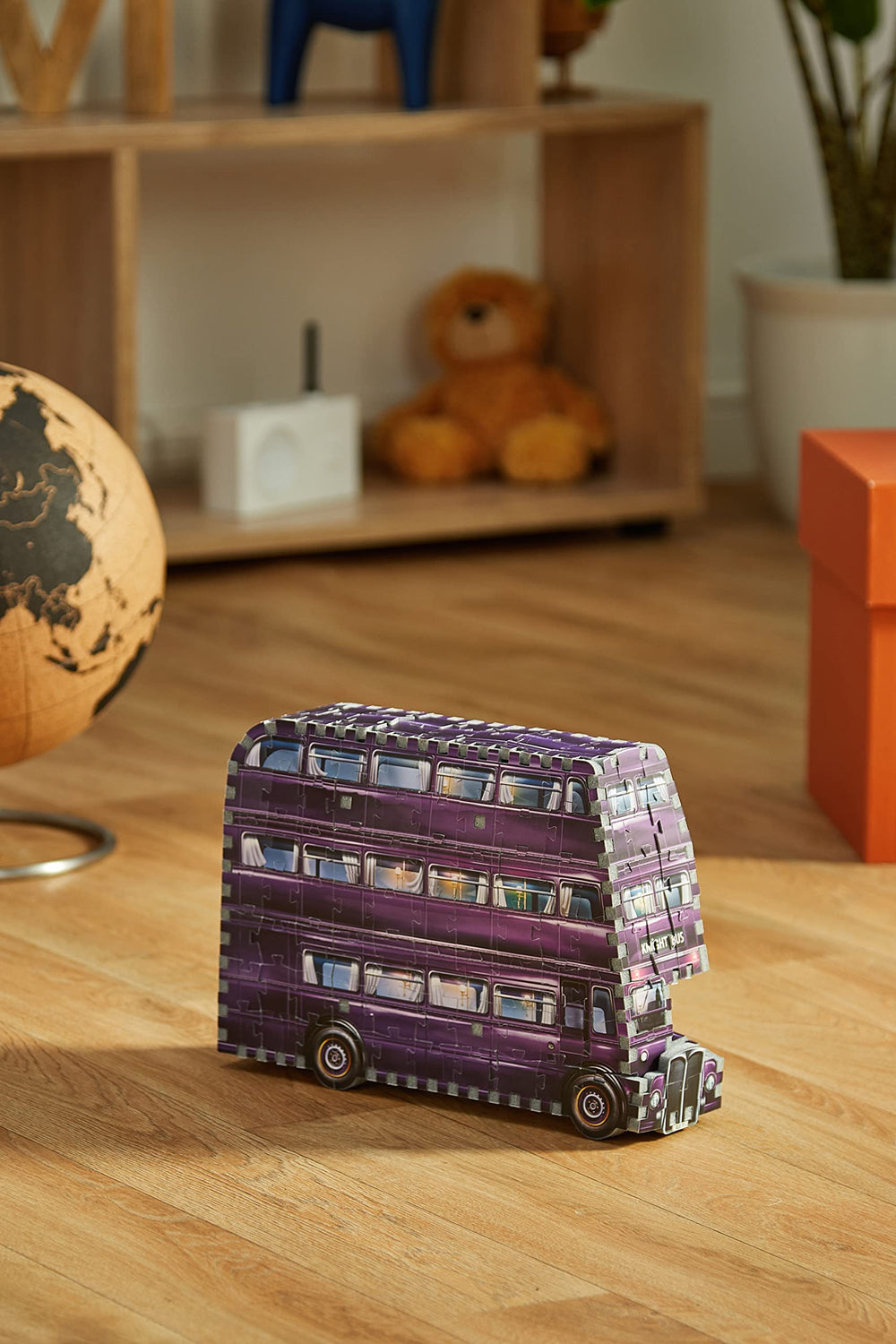 Wrebbit3D Knight Bus foam-backed pieces close-up for sturdy construction