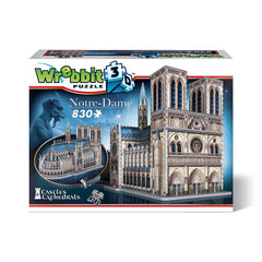 Wrebbit3D Notre-Dame Paris puzzle with foam-backed pieces for a durable build