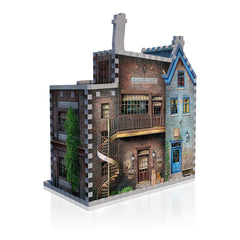 Wrebbit 3D Ollivander’s Wand Shop curved architecture enhances wizarding world displays.