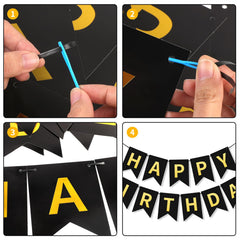 WRICHEAR reusable and adjustable spacing for personalized party scenes