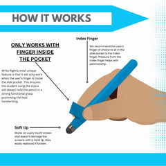 Write Right Stylus supports handwriting practice on paper and screens