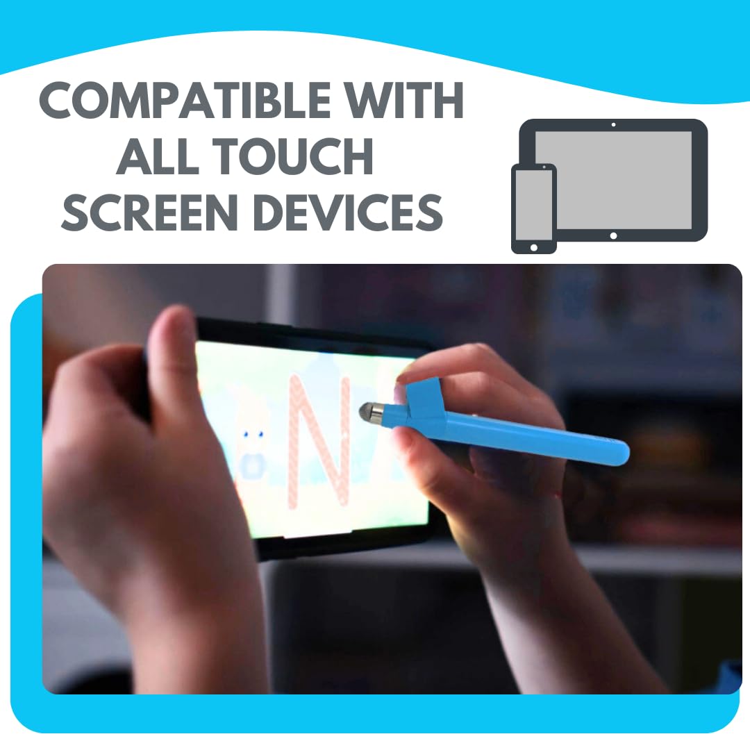 Write Right Stylus works with tablets, enabling versatile handwriting practice