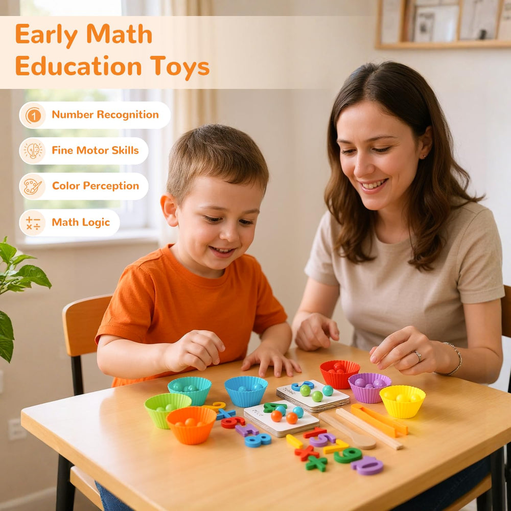WRYBV beads color patterns education play for number sense and creative design.