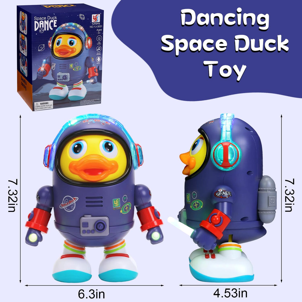 WRYBV space duck dancing toy offers music synced movement for joyful sessions