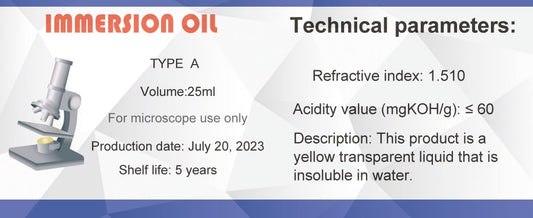 Close-up of Wryxia immersion oil bottle with precise drip nozzle.