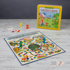 Vintage-style cards support simple play and color recognition for young players.
