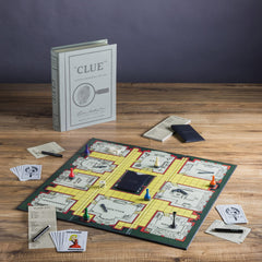 WS Game Company Clue die-cast weapons in vintage style for immersive play.