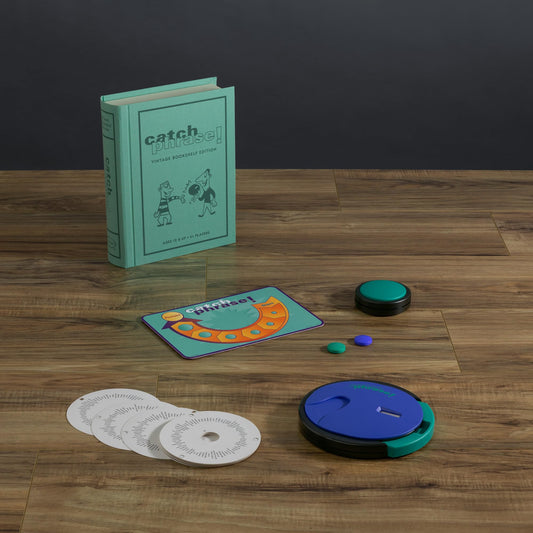 WS Game Company Catch Phrase Game with 16 double-sided disks for fresh word challenges