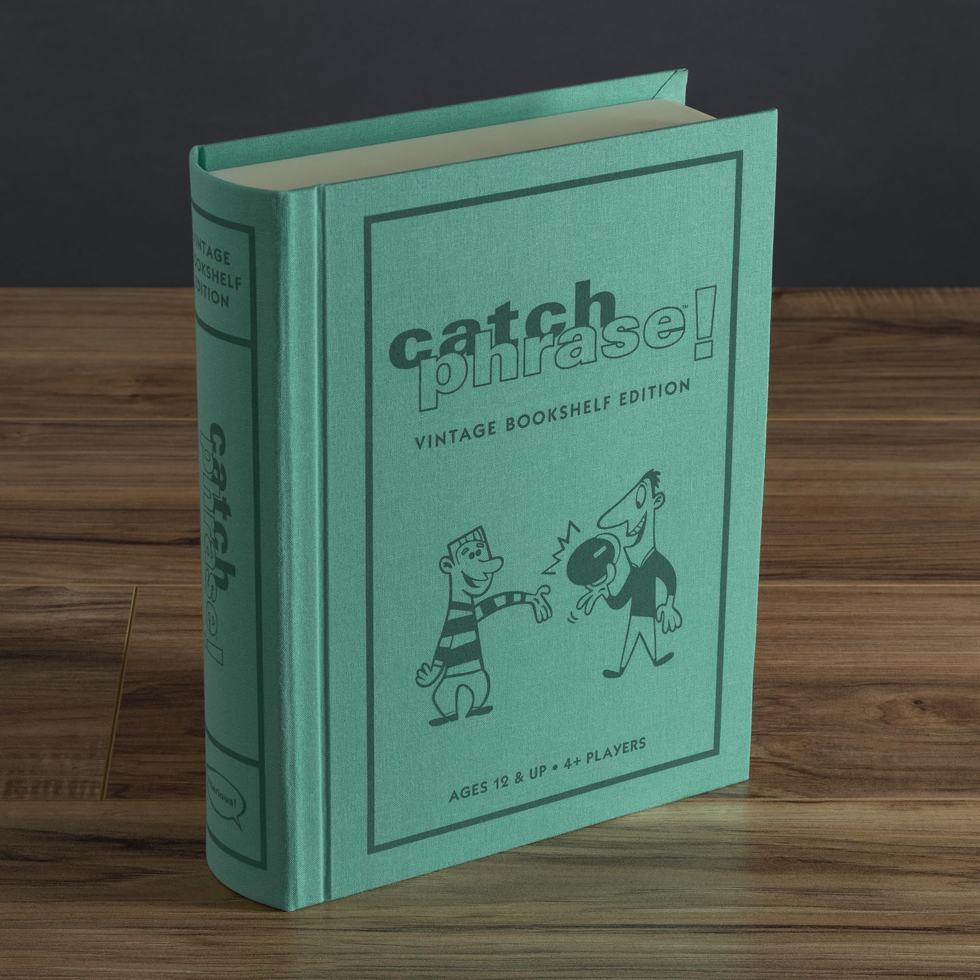 WS Game Company Catch Phrase Game shelf-friendly design saves space