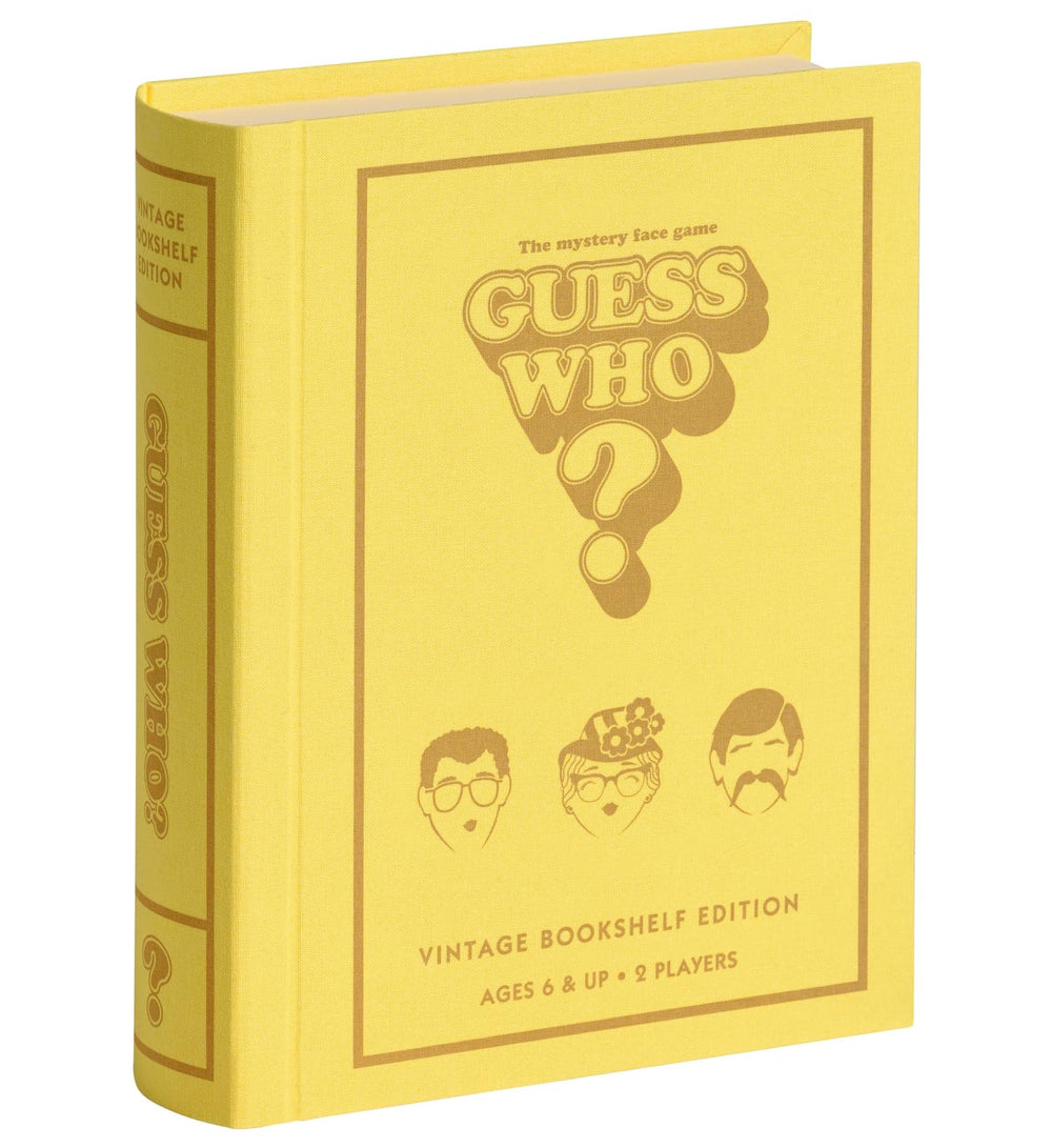 WS Game Company Guess Who vintage edition cover with linen wrap for stylish storage