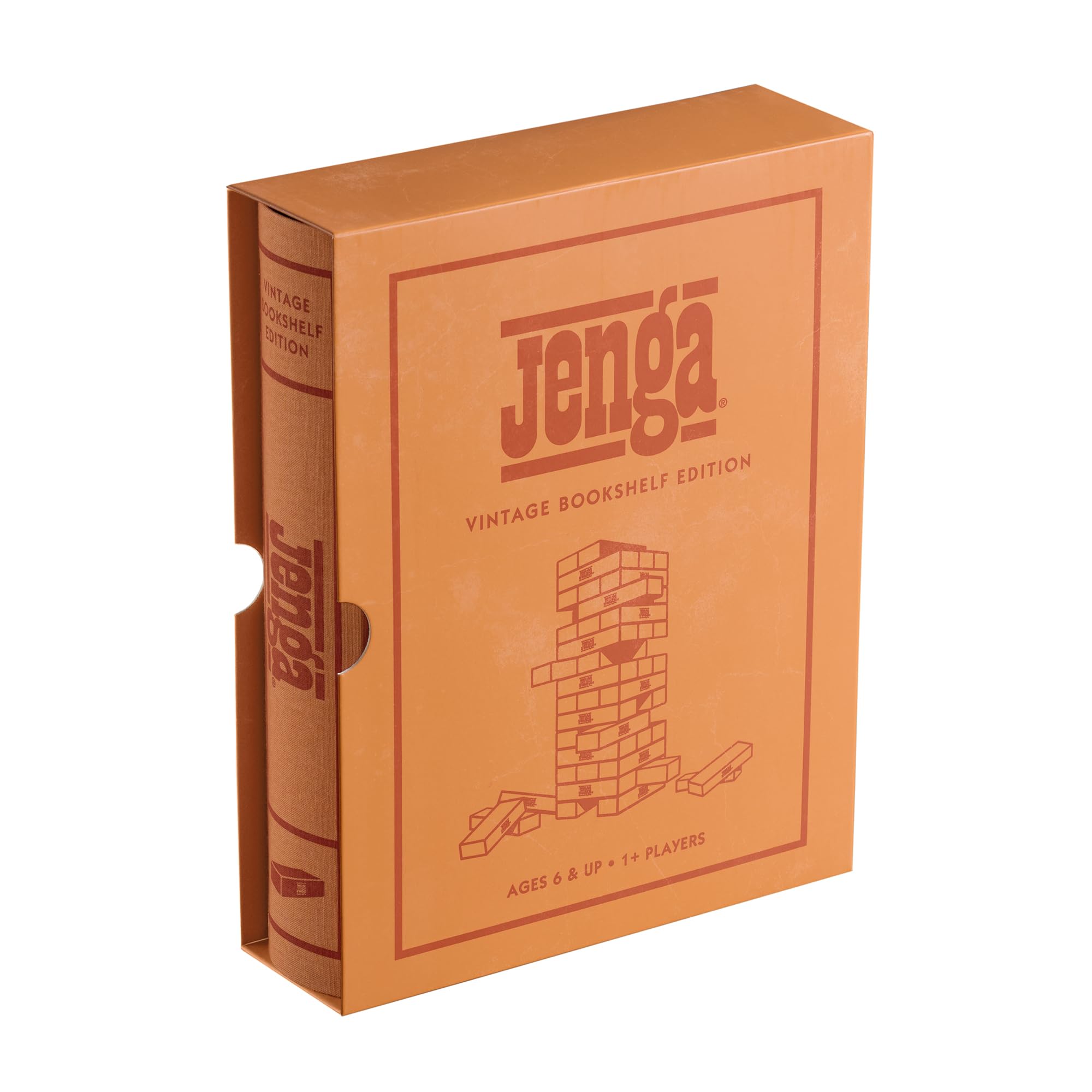 WS Game Company Jenga vintage edition belongs to the Vintage Bookshelf Collection