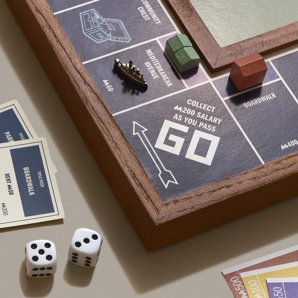 WS Game Company custom title deeds and Chance cards refresh the game's look