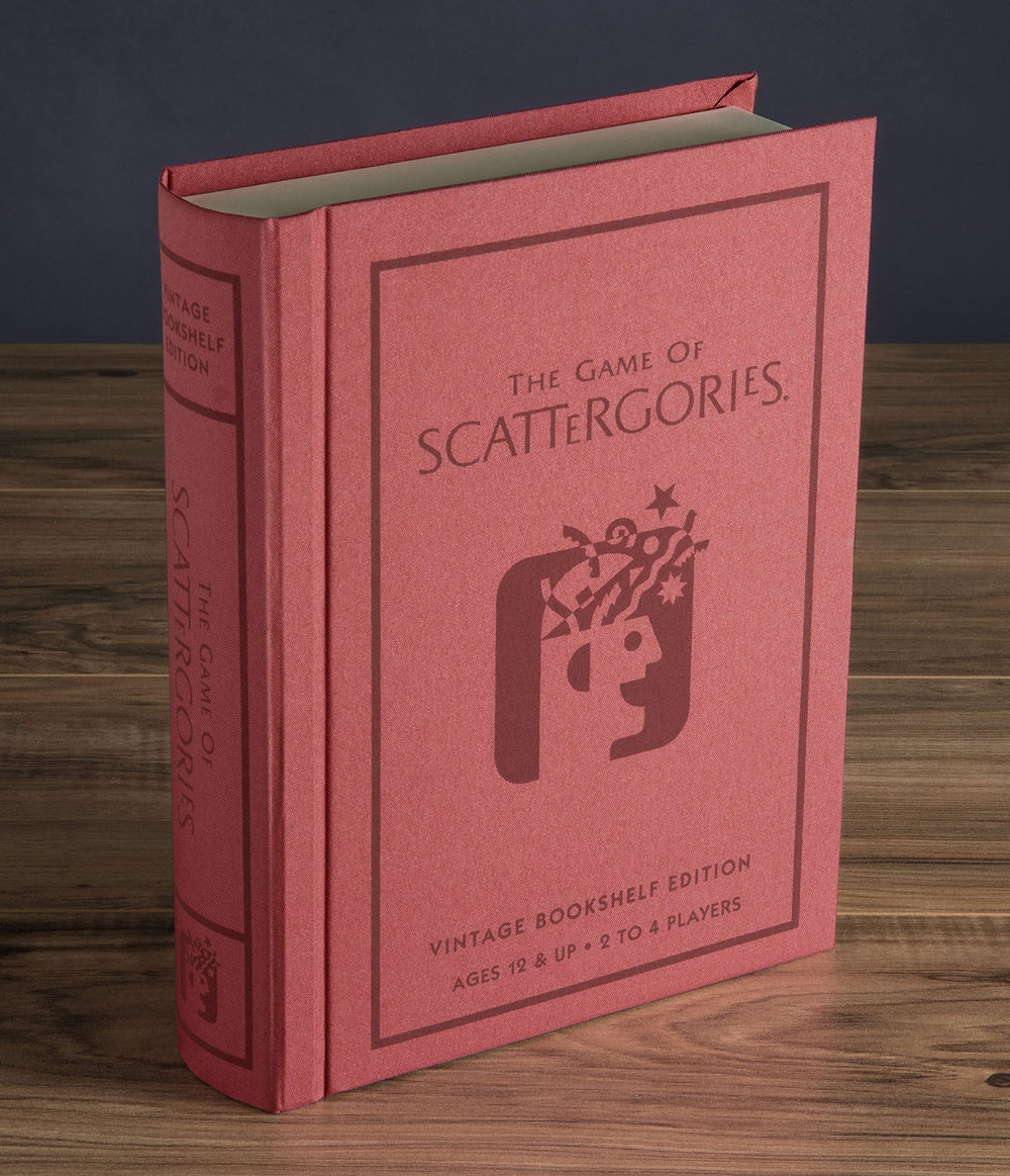 WS Game Company Scattergories compact storage dimensions fit neatly on shelves