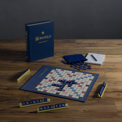 Full-size game boards folded for compact storage