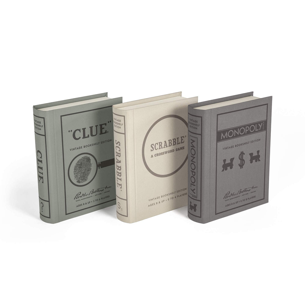 WS Game Company compact shelf-friendly collection fits on a standard shelf.