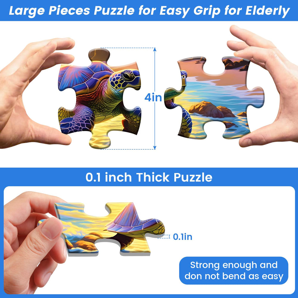WSCXSC senior puzzle with puppies promotes calm and joy during activity