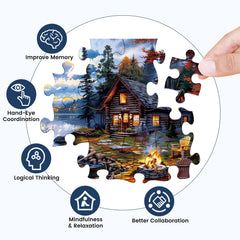 WSCXSC Countryside puzzle ideal for family nights and solo relaxation.