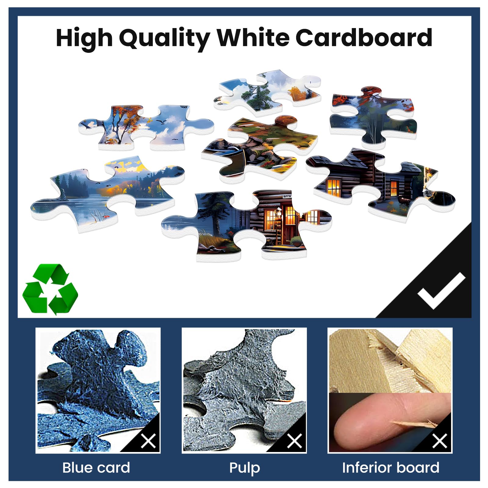 WSCXSC Countryside puzzle includes a full-size reference poster for guided assembly.