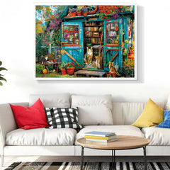 WSCXSC illustrated cat design – immersive visual detail for mindful puzzling sessions