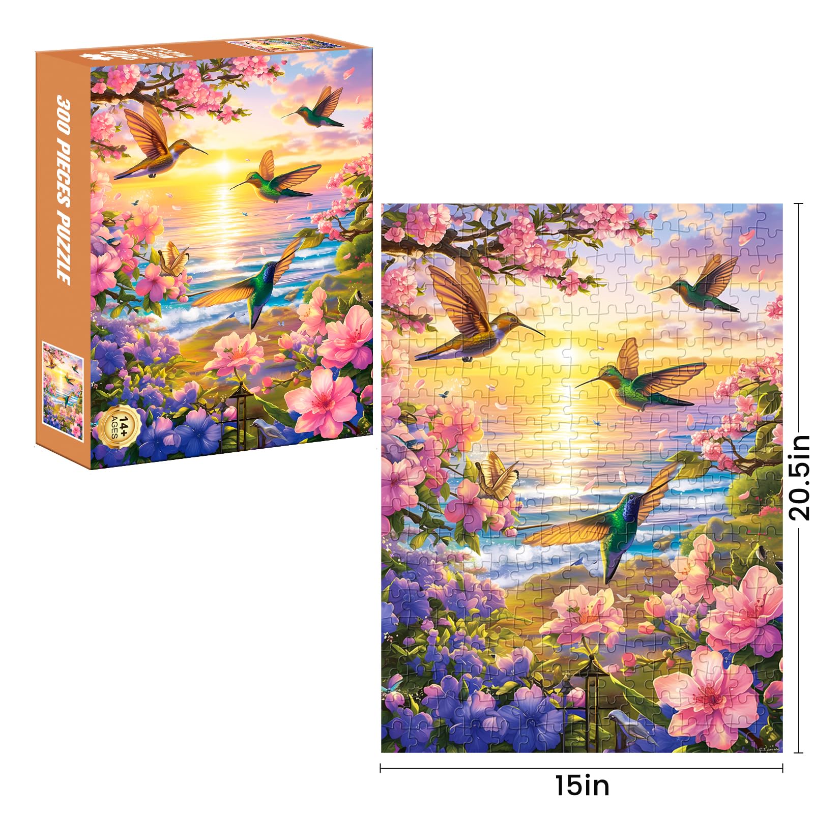 WSCXSC flower cluster puzzle highlights sunset hues for family activity
