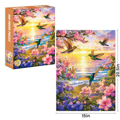 WSCXSC flower cluster puzzle highlights sunset hues for family activity