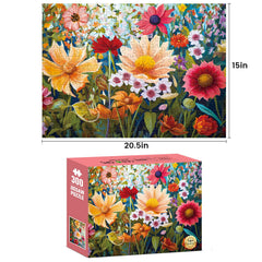 WSCXSC flower puzzle 300 pieces color-rich details ideal for immersive problem solving