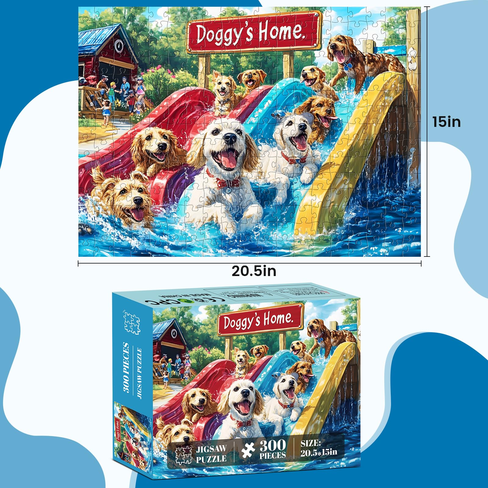 WSCXSC Gift box packaging puzzle — ready-to-gift presentation for puzzle lovers.