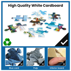WSCXSC Jigsaw Letters on Back easy sorting for beginners.