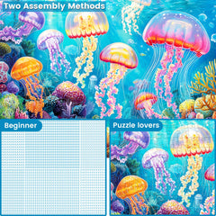 WSCXSC puzzle mesh bag keeps pieces organized for seamless puzzling sessions.