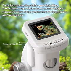 WSDMIC 1200X beginner-friendly controls help kids explore confidently.