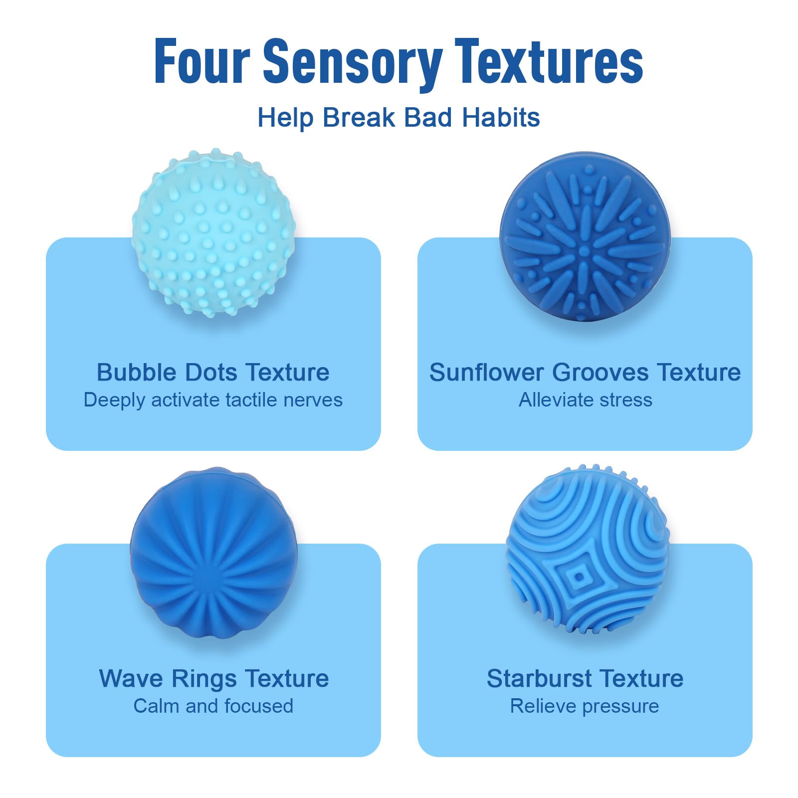 WSEJK fidget balls held in hand demonstrate compact sensory relief on the go