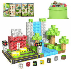 WSHIMIN princess castle magnetic blocks support imaginative play and fine motor skills.
