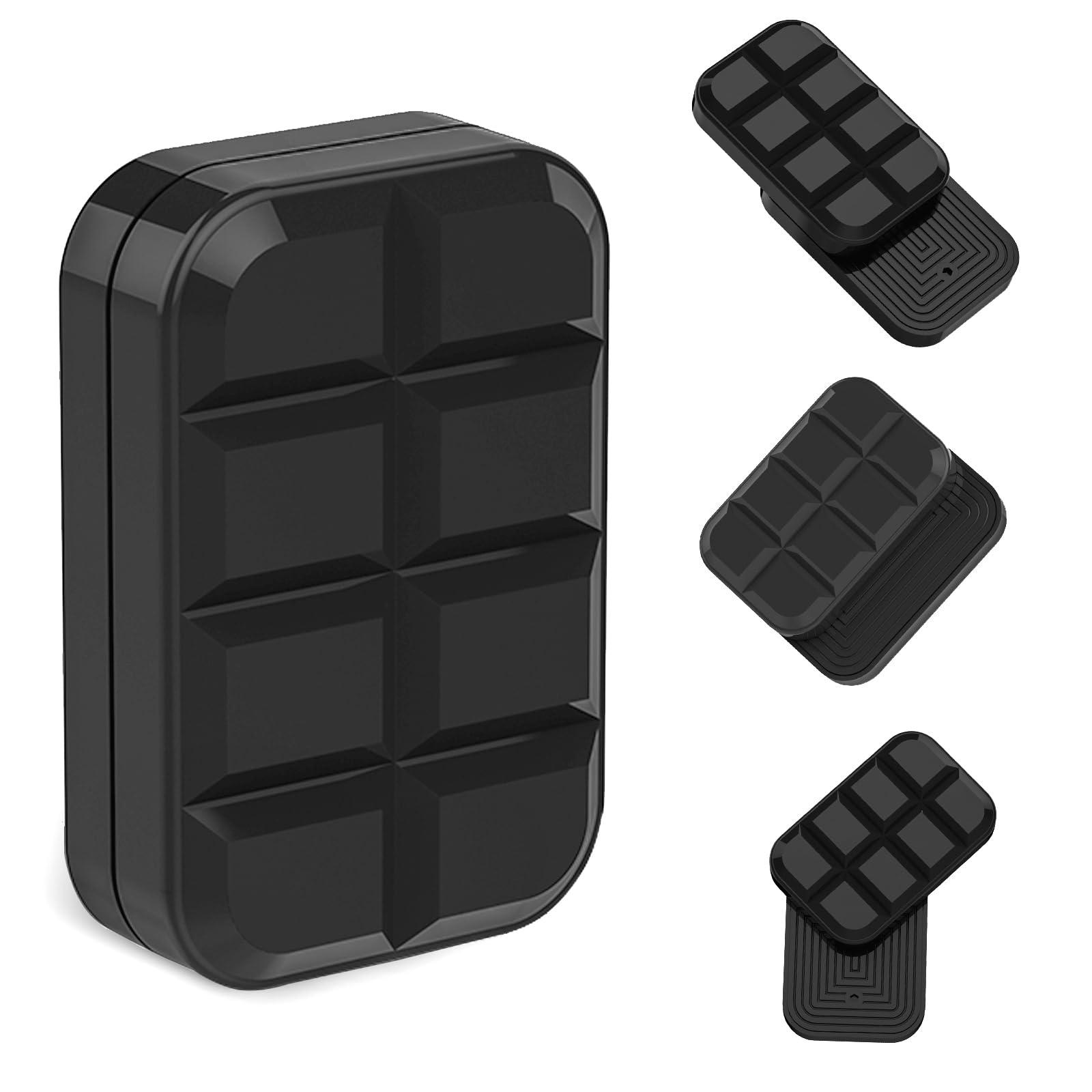 WSHWXY Chocolate Black Fidget Slider front view showing sleek design and grip