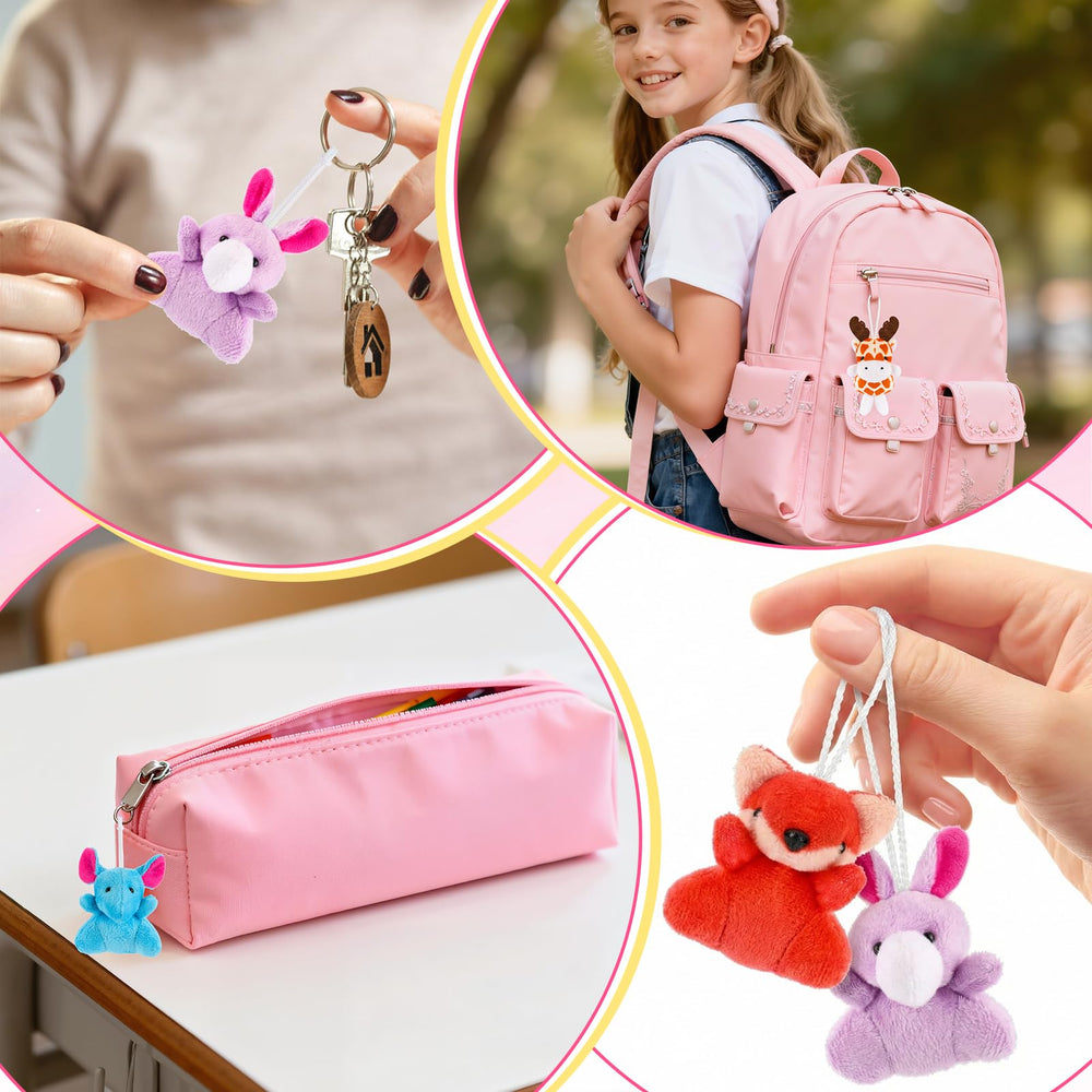Wsorik twelve-character-plush-collection showcases lion, tiger, panda, and more.