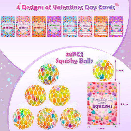 Wsorik valentines cards with stress-relief design, perfect for student exchanges.