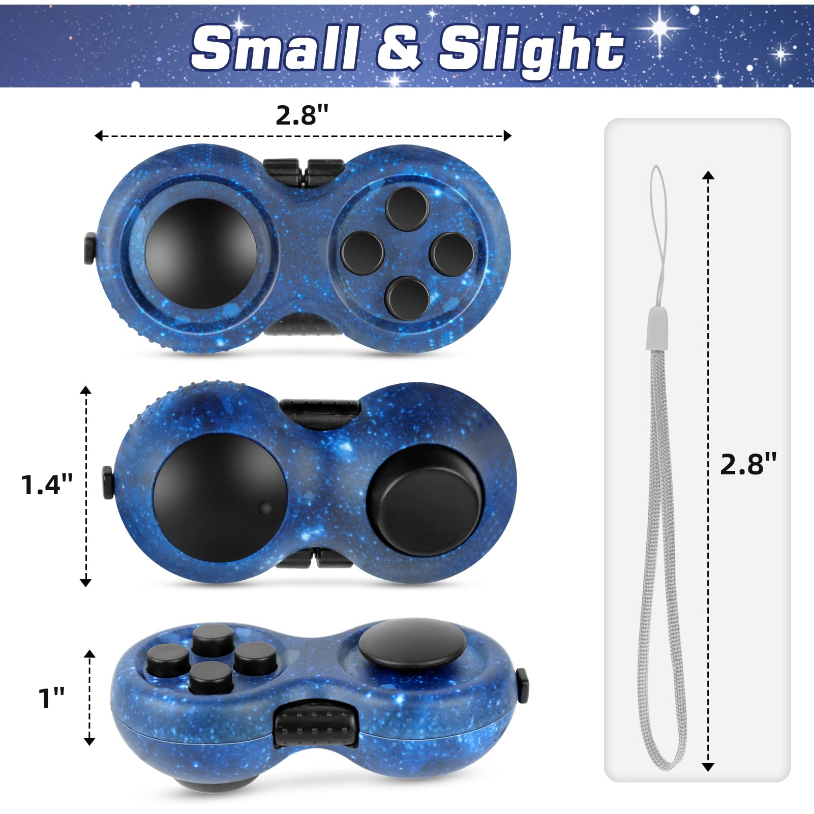 WTYCD Original Fidget Toy colorful keys enable discreet fidgeting and stress relief