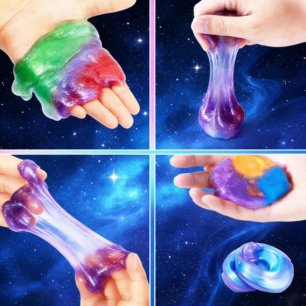 wtelnbton Galaxy Slime Pack ideal for birthdays and Easter baskets.