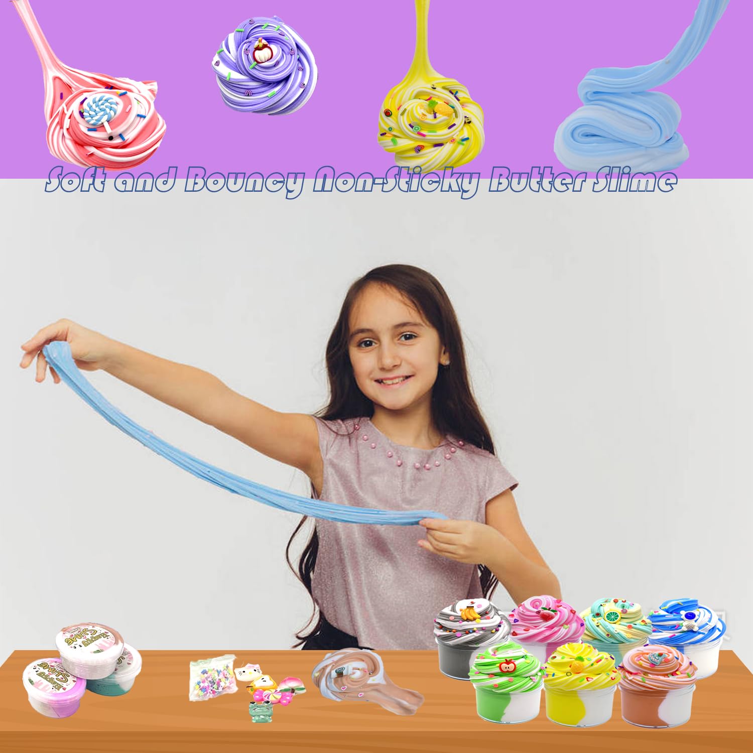 kids enjoy squeezing, twisting, and smashing the slime during play