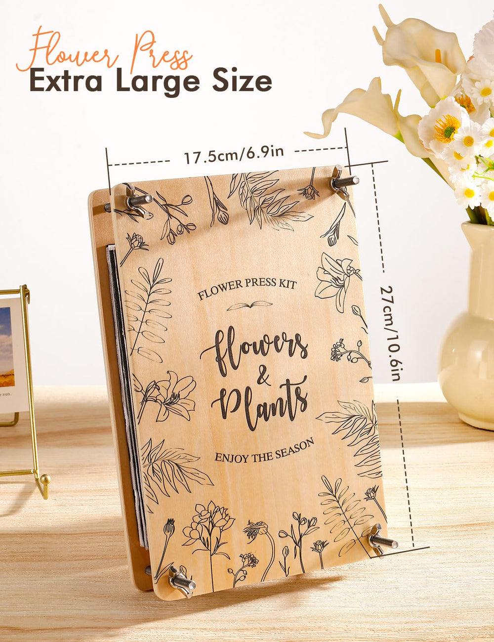 Wtisan Flower Press Kit ideal for preserving wedding bouquets and botanicals