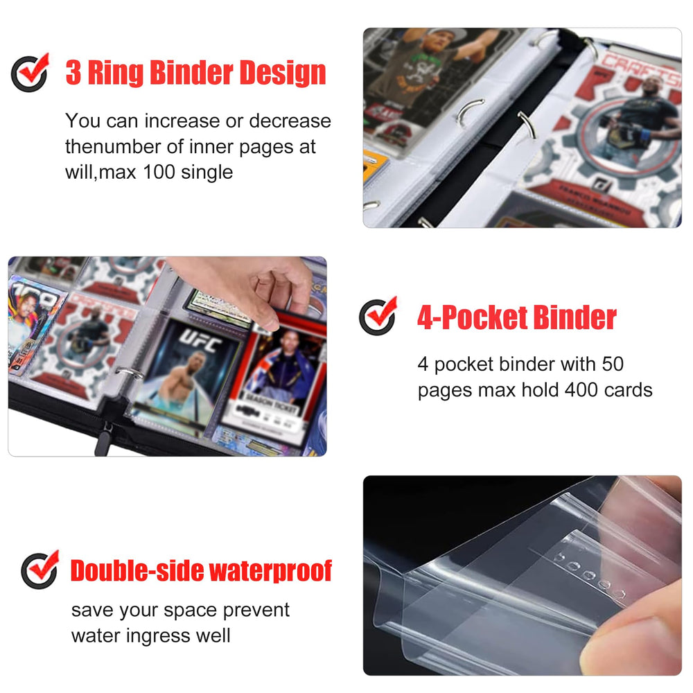 WTVIDAS compatible with UFC WWE sports Yu-Gi-Oh cards
