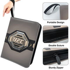 WTVIDAS portable binder with zipper keeps cards secure on the go