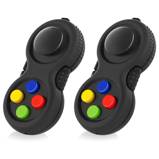 WTYCD Original Fidget Toy Game rubberized controller close-up for improved focus.