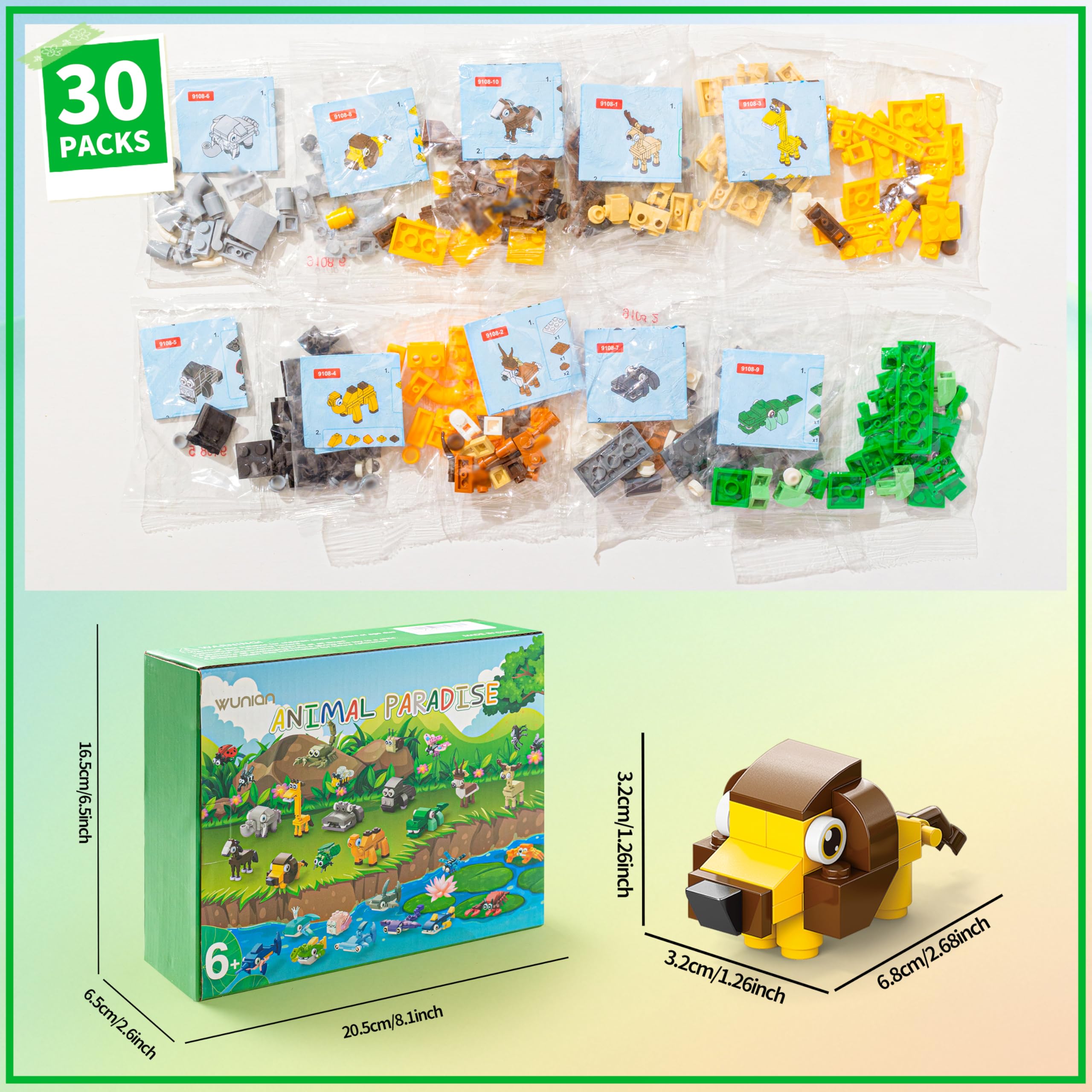 WuNian owl mini block set blends fine motor practice with imaginative exploration.