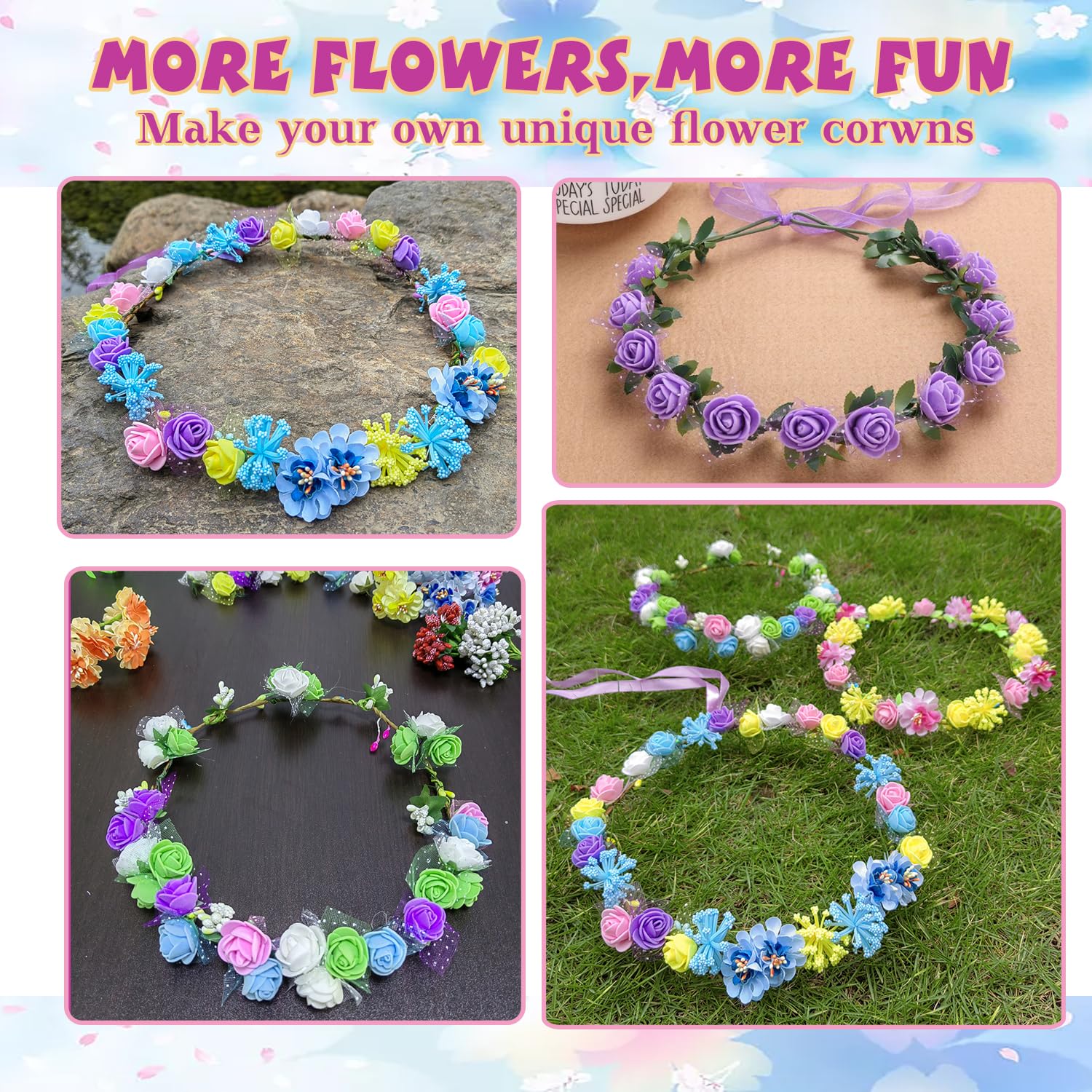 WUBOMJIO 24 berry bunches add dimensional pops of color.