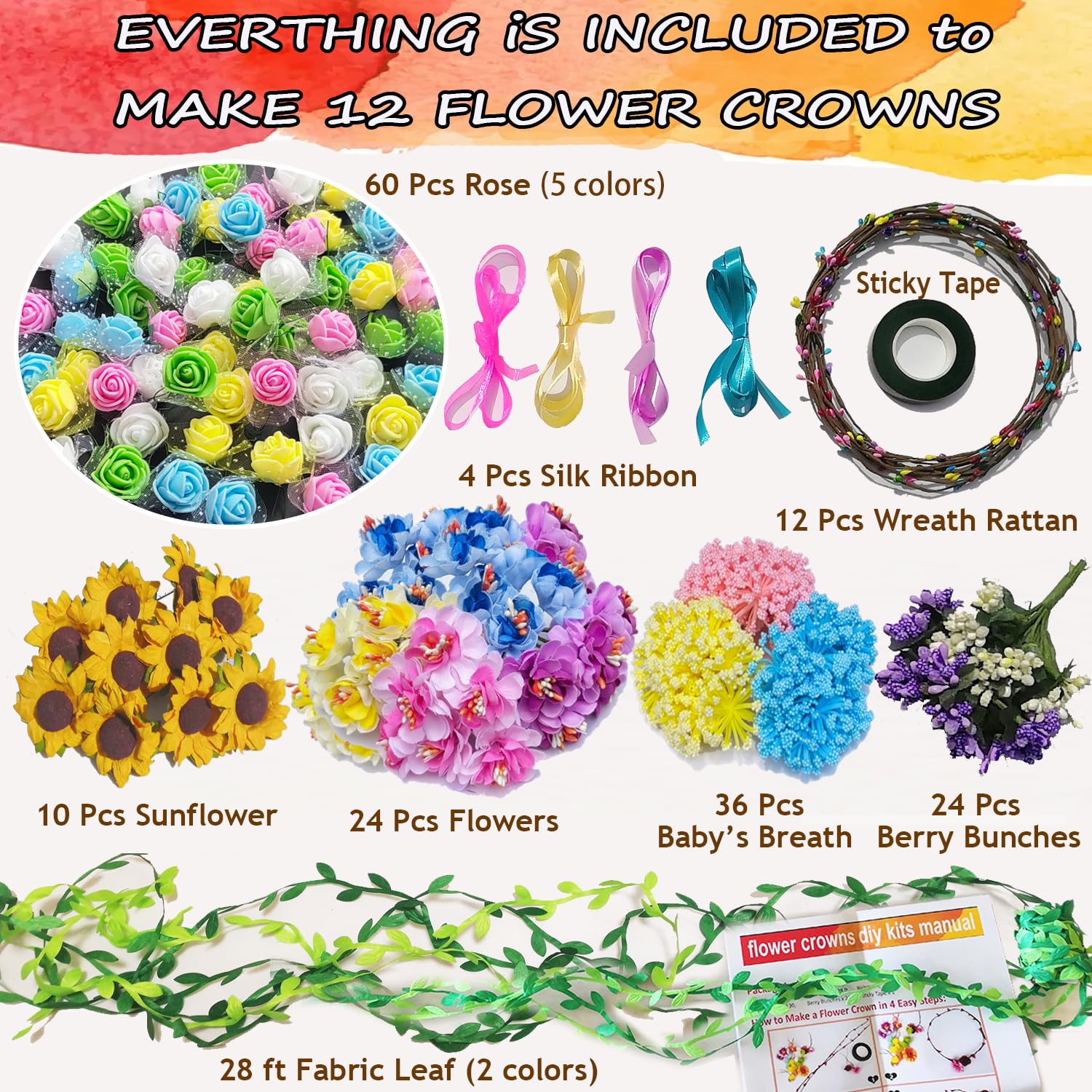WUBOMJIO Vine frames set of 12 supports sturdy DIY crown crafting.