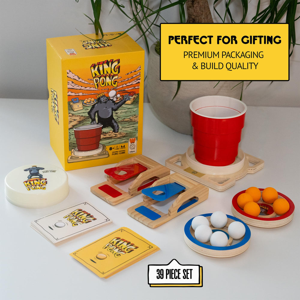 King Pong drawstring bag for travel storage and organization