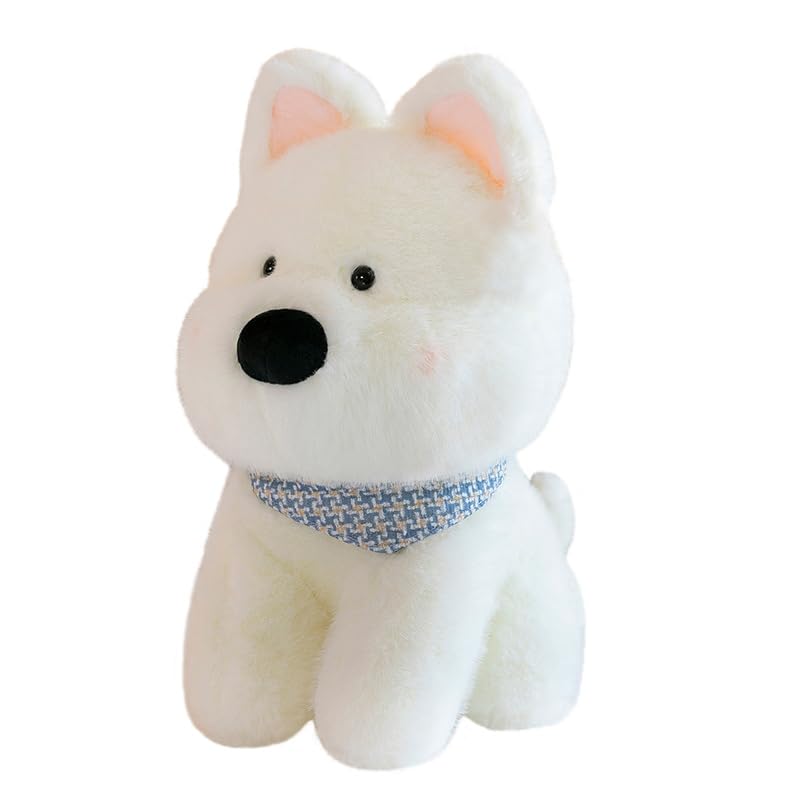 WUFUVAP Westie plush smiling, 10-inch cuddle buddy for kids.
