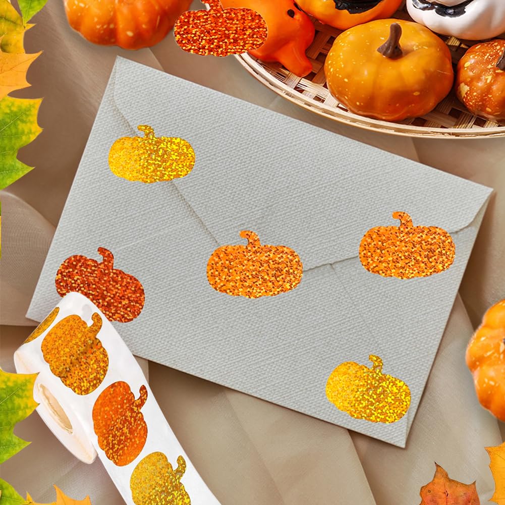 Wuhetyo waterproof PET pumpkin stickers on water bottles and surfaces