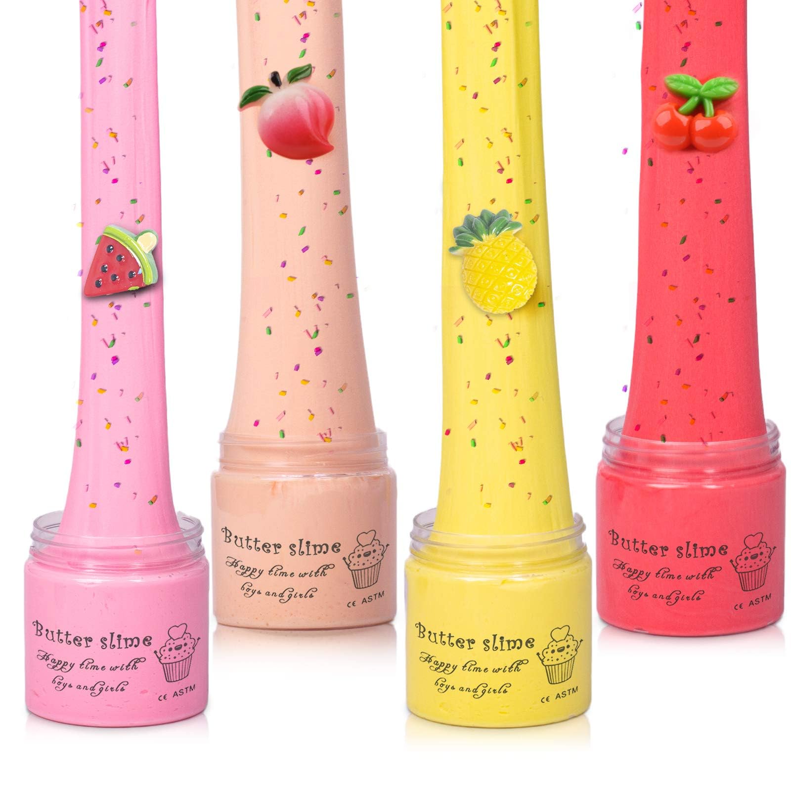 WUHUANIU multi-scented color slime enhances sensory play and color mixing