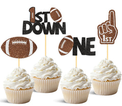 Wuhuzsm football cake toppers design A ideal for festive birthday dessert displays